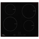 VIDAXL -Induktionskochfeld mit 4 Kochzonen Touch Control 7000 W Glas