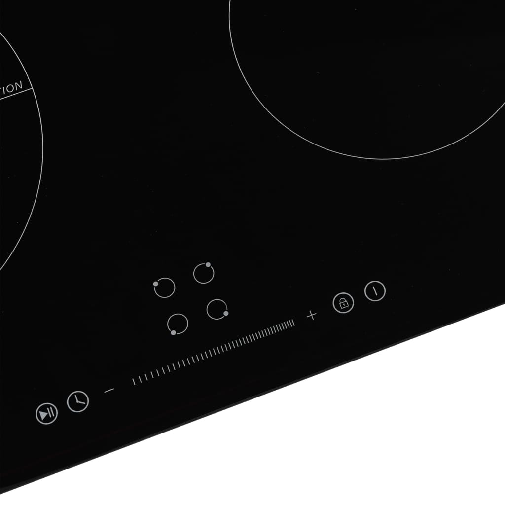 Vidaxl Induction Hob avec 4 zones de cuisson Contrôle tactile de 7000 W