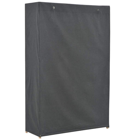 Vidaxl kledingkast 110x40x170 cm stof grijs