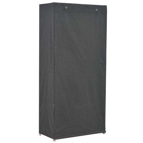 Vidaxl kledingkast 79x40x170 cm stof grijs