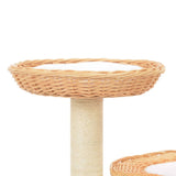 Vidaxl Cat rashing Post con graffi di sisal ovviamente Wilow Wood