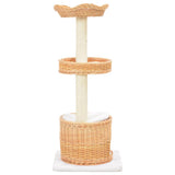 Vidaxl Cat Scraping Post mit Schwesternkratzer natürlich Willow Wood