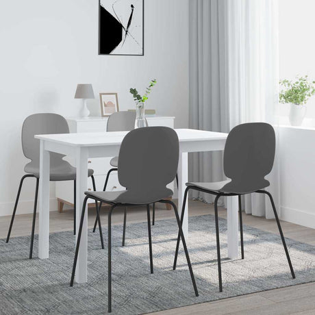 Vidaxl eettafel 114x71x75 cm massief rubberwood wit