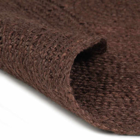 Vidaxl Teppich handgefertigt um 150 cm Jute Braun