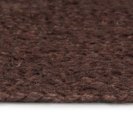 Vidaxl Teppich handgefertigt um 150 cm Jute Braun