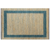 Vidaxl rug handmade 160x230 cm jute blue