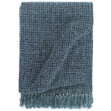 VIDAXL-Plaid 125x150 cm Baumwollindigoblau