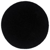 VidaXL Tischsets 4 Stück rund 38 cm Baumwolle einfarbig schwarz