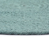 Vidaxl Placemats 6 Sts Round 38 cm Coton Green