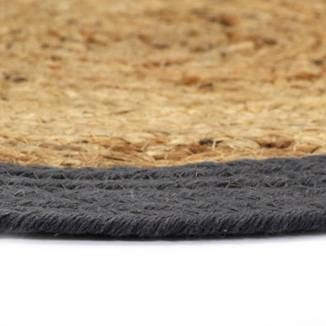 VIDAXL -Taschen 6 ST 38 cm Jute und Baumwolle und Anthrazit