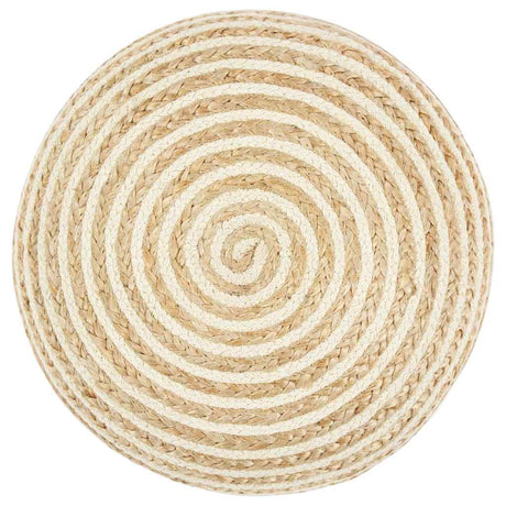 Vidaxl poef handgemaakt 45x30 cm jute