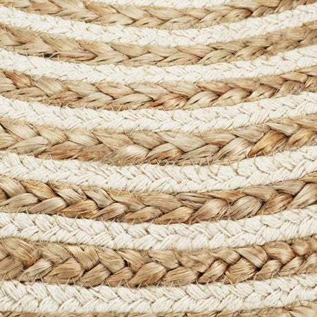 Vidaxl poef handgemaakt 45x30 cm jute