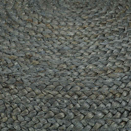Vidaxl poef handgemaakt 45x30 cm jute olijfgroen