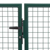 Porta Vidaxl 350x75 cm in acciaio verde