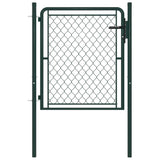 VidaXL Poort 100x75 cm staal groen