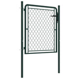 VidaXL Poort 100x75 cm staal groen