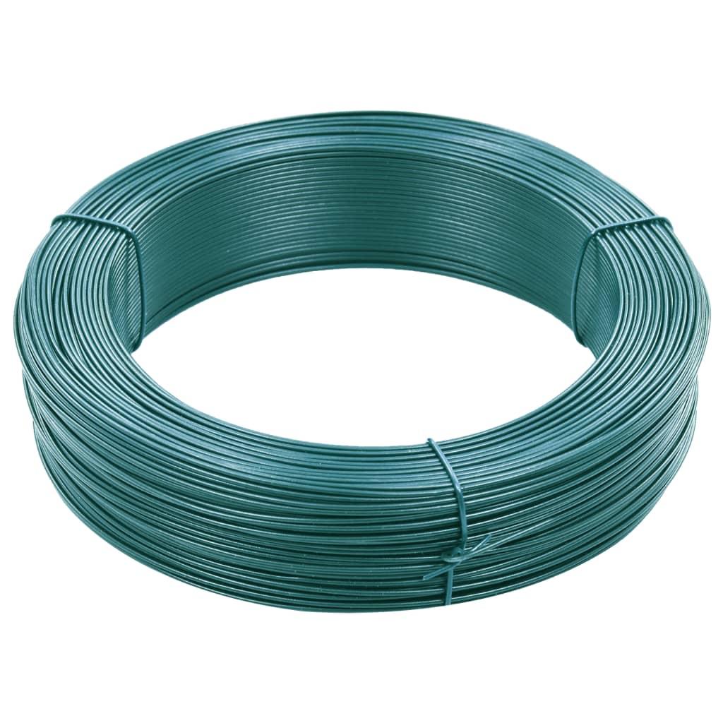 Vidaxl Hekbind -Gewinde 250 m 0,9 1,4 mm Stahl schwarzgrün