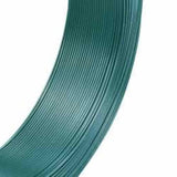 Vidaxl Hekbind -Gewinde 250 m 1,4 2 mm Stahl schwarzgrün
