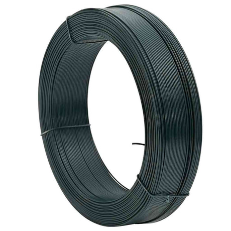 Vidaxl Hekbind -Gewinde 250 m 2,3 3,8 mm Stahl schwarzgrün
