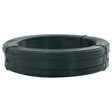 Vidaxl Hekbind -Gewinde 250 m 2,3 3,8 mm Stahl schwarzgrün