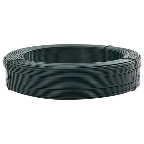 Vidaxl Hekbind -Gewinde 250 m 2,3 3,8 mm Stahl schwarzgrün