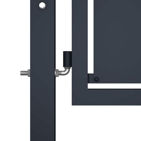 Vidaxx Stahl-Gartentor 100x75 cm Anthrazit
