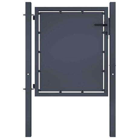 Vidaxx Stahl-Gartentor 100x100 cm Anthrazit