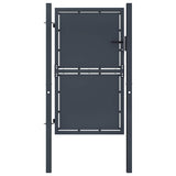 Vidaxxl Tor 100x125 cm Stahl Anthrazit