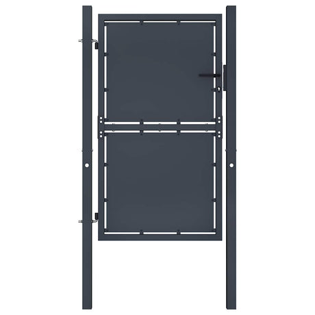 Vidaxx Stahl-Gartentor 100x125 cm Anthrazit