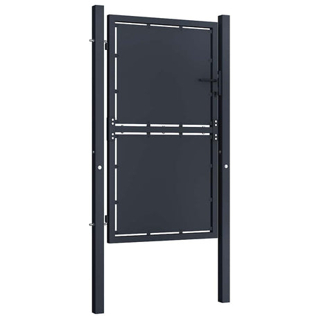 Vidaxx Stahl-Gartentor 100x125 cm Anthrazit