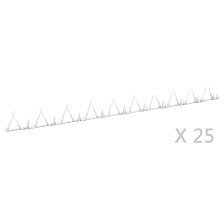 Vidaxl -Wandspikes 25 Stcs 1 m Stahl