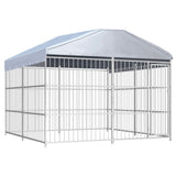 Vidaxl Dog Kennel for Outside with Roof 300x300x200 cm