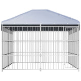 Vidaxl dog kennel for outside with roof 300x300x200 cm