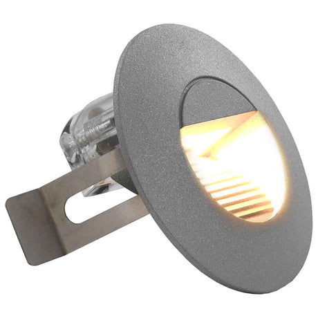 Vidaxl led-buitenwandlampen 6 st 2 w rond zilverkleurig
