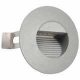Vidaxl led-buitenwandlampen 6 st 2 w rond zilverkleurig