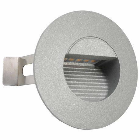 Vidaxl led-buitenwandlampen 6 st 2 w rond zilverkleurig