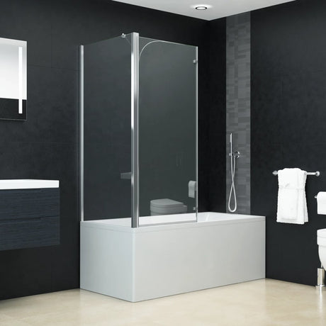 VIDAXL -Dusche Klappwand 120x68x130 cm ESG