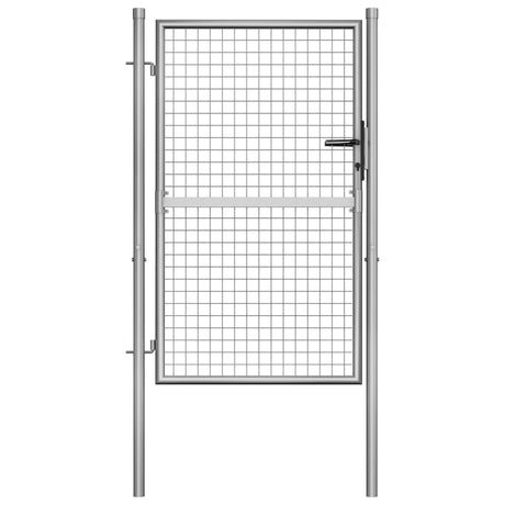 Vidaxl Port 105x175 cm verzinkter Stahl Silberfarben