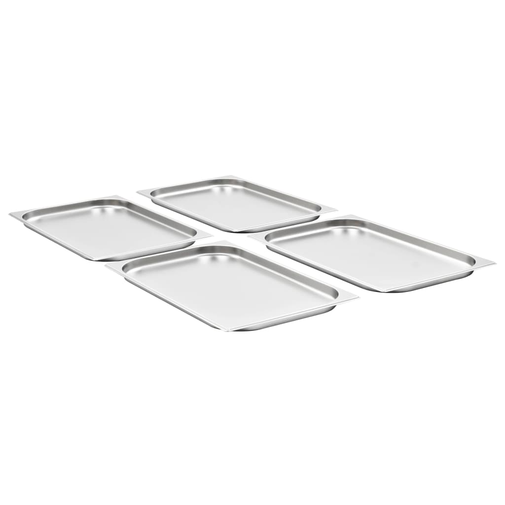 Vidaxl Gastronorbakkucken 4 PCS Gn 1 1 20 mm Edelstol