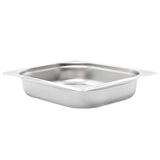 Vidaxl Gastronormbakken 4 pezzi Gn 1 2 65 mm in acciaio inossidabile