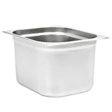 VidaXL Gastronormbehälter 2 Stück GN 1 2 200 mm Edelstahl