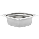 VIDAXL GASTRONORMBAKKEN 12 PC GN 1 6 65 mm Edelstahl