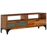 Vidaxl tv-meubel 118x35x45 cm massief gerecycled hout
