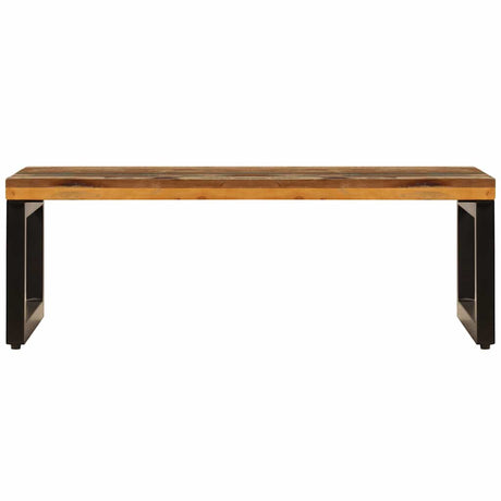 Vidaxl salontafel 100x50x35 cm massief gerecycled hout en staal