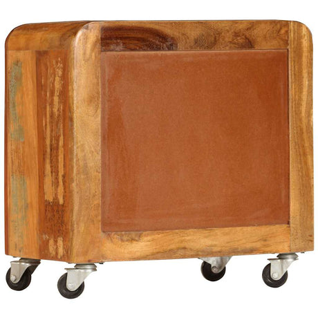 Vidaxl nachtkastje 50x30x50 cm massief gerecycled hout