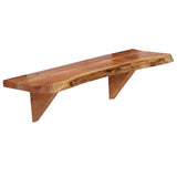 Vidaxl wandschappen 2 st 60x20x18 cm massief acaciahout