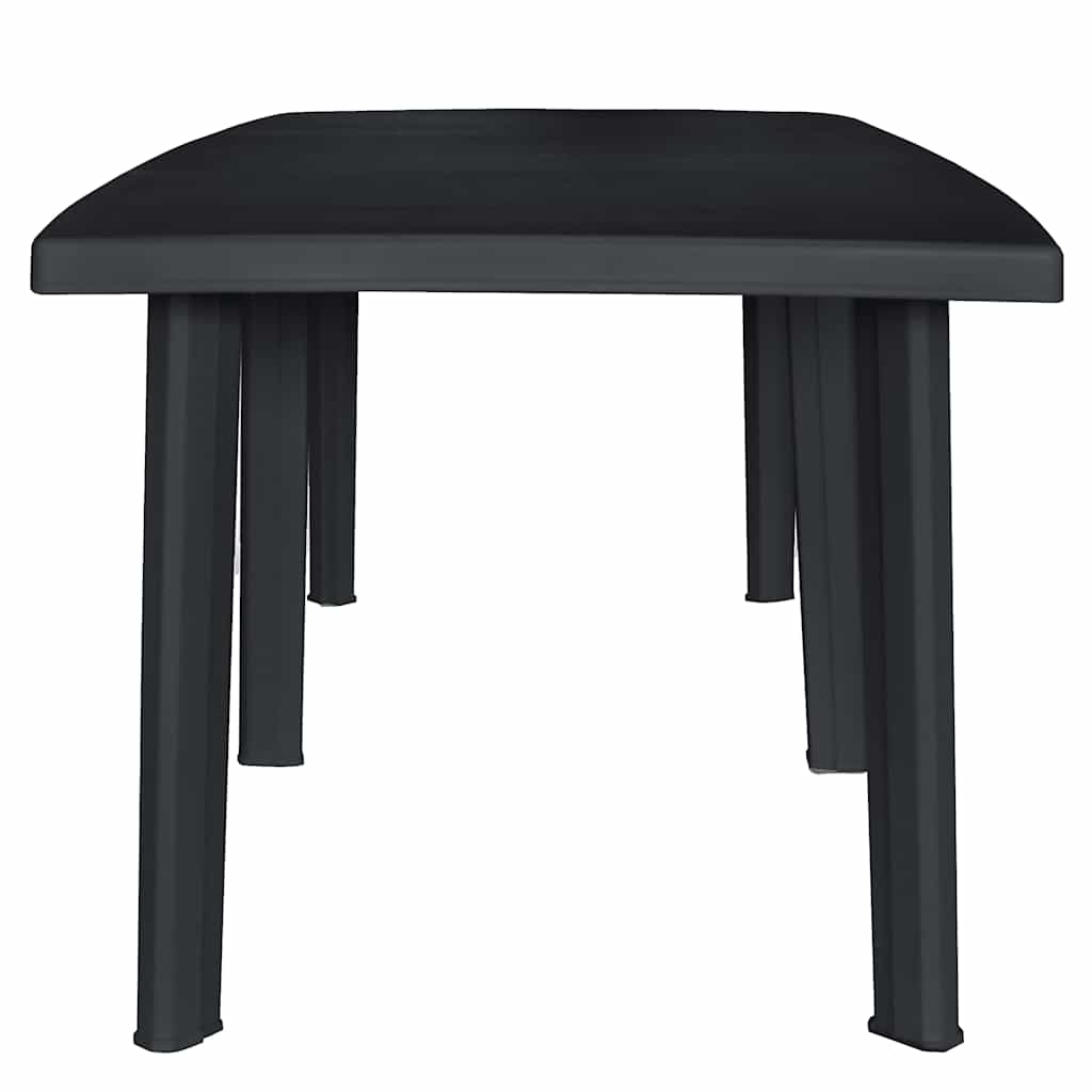 Vidaxl tuintafel 216x90x72 cm kunststof antraciet