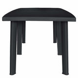 Vidaxl tuintafel 216x90x72 cm kunststof antraciet