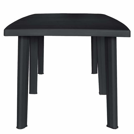 Vidaxl tuintafel 216x90x72 cm kunststof antraciet