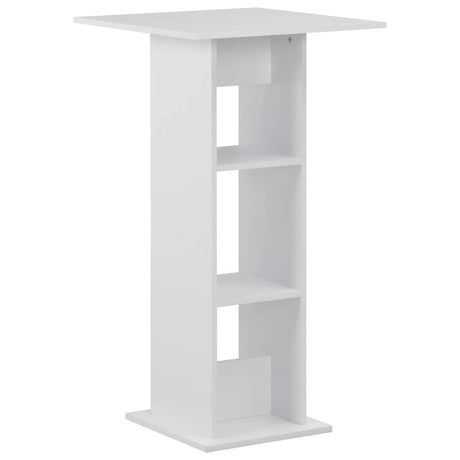Vidaxl bartafel 60x60x110 cm wit
